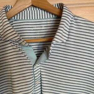 EUC Johnnie-O Striped Polo Sz XL